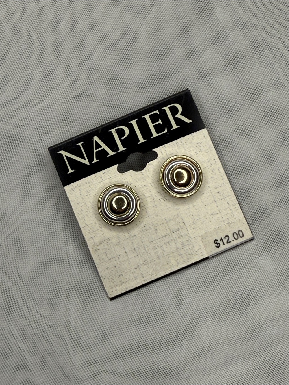 Napier Two-Tone Round Studs